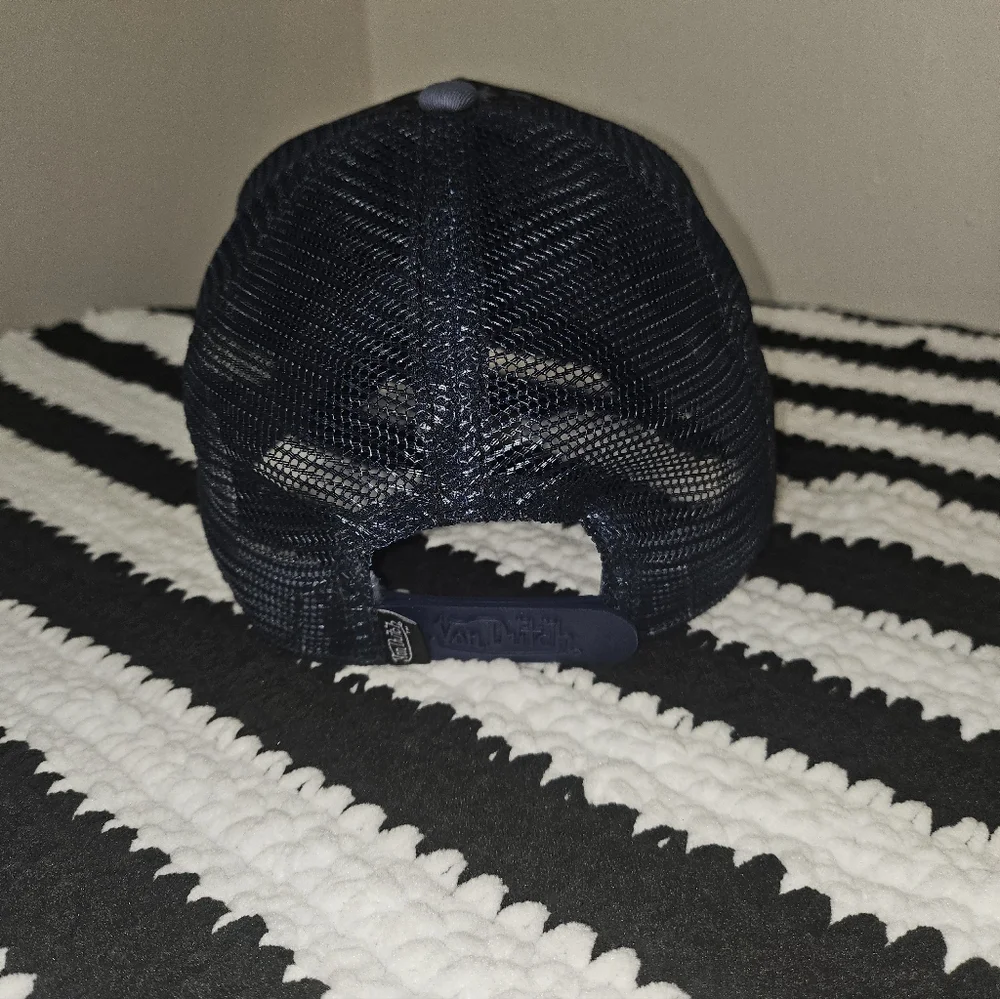 Von Dutch Black and Gray Animal Print Hat. - Picture 3 of 3